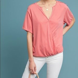 Anthropologie Saturday Sunday Amy surplice top size large